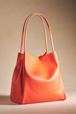 Anthropologie The Hollace Tote In Orange
