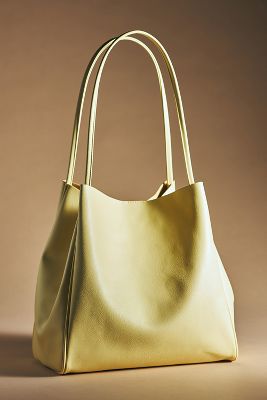 Anthropologie The Hollace Tote In Yellow
