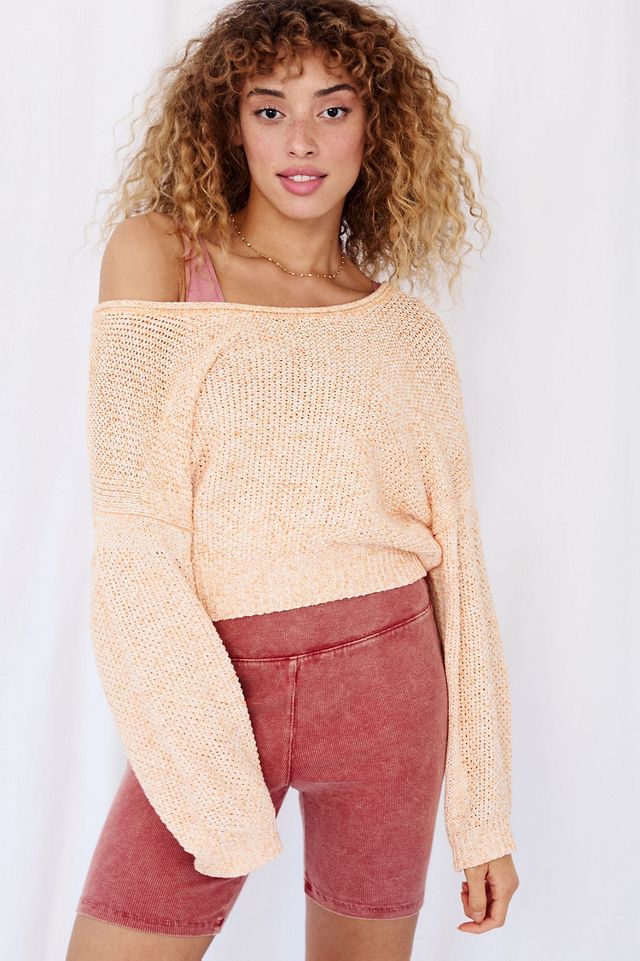 Anthropologie pink sweater best sale