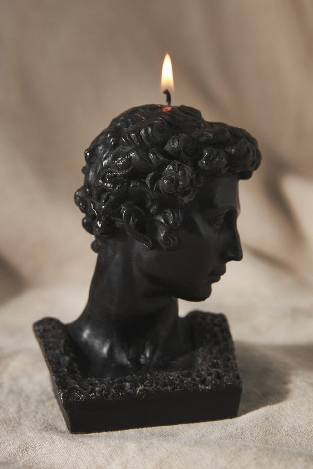 Grecian Bust Candle #1
