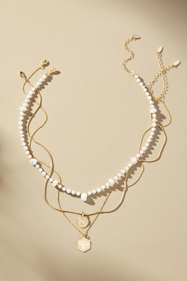 Shades of Sea Triple-Layer Necklace