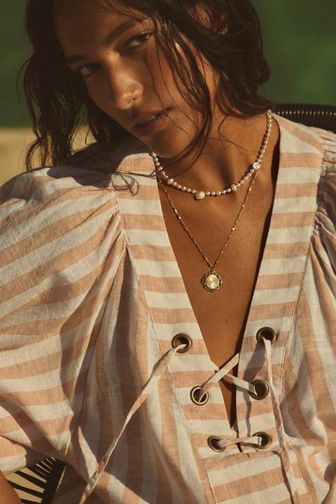 Shades of Sea Layered Necklaces