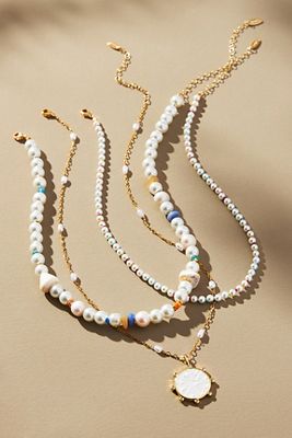 Shades of Sea Triple-Layer Necklace