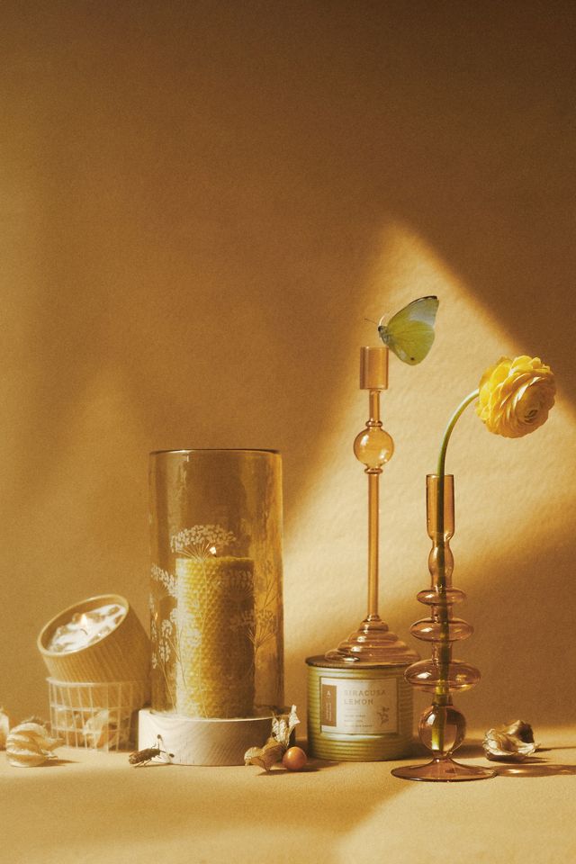 Rolled Beeswax Pillar Candle #5