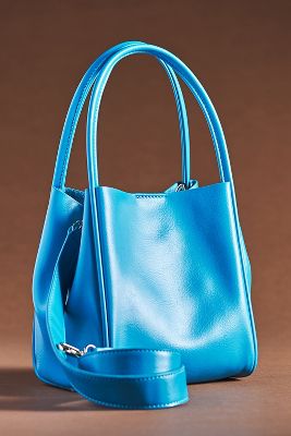 By Anthropologie The Mini Hollace Tote In Blue