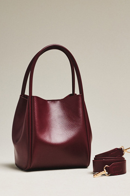 By Anthropologie The Hollace Tote: Mini Edition In Purple