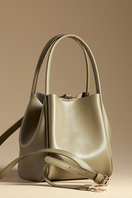 By Anthropologie The Mini Hollace Tote In Green