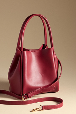 By Anthropologie The Mini Hollace Tote In Red