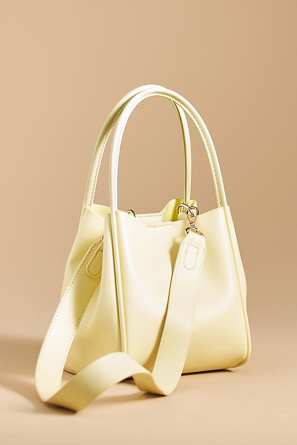 By Anthropologie The Mini Hollace Tote In Yellow