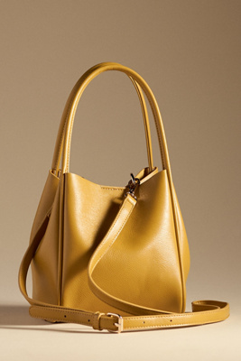 By Anthropologie The Mini Hollace Tote In Yellow