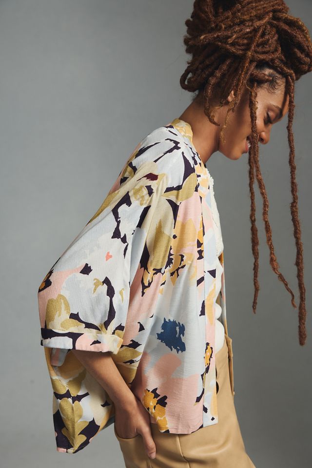 Mixed-Floral Kimono #2
