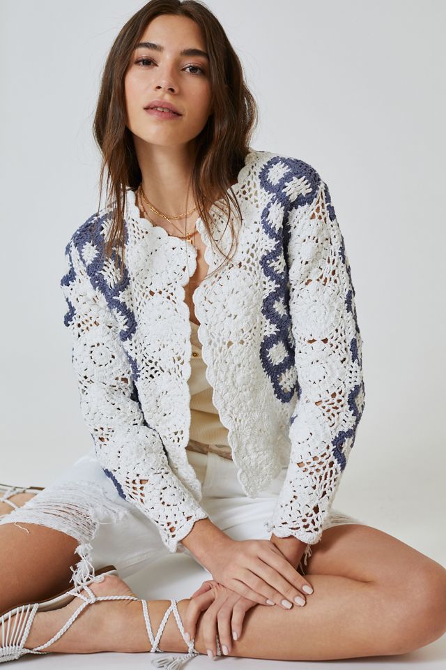 Crochet Kimono Jacket Anthropologie