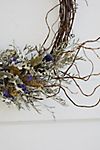 Right Side Hand Asymmetrical Blues Larkspur Wreath #2