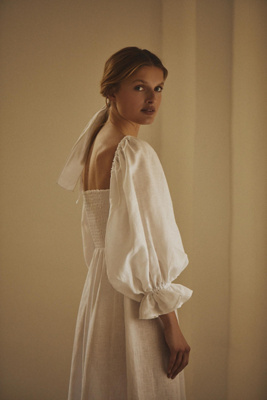 Sleeper Atlanta Linen Dress