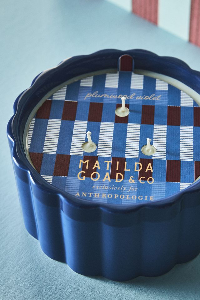 Matilda Goad & Co. Scalloped Candle #3