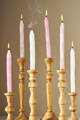 Whittled Taper Candles