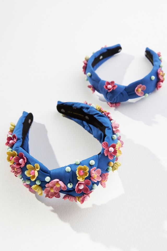 Mommy & Me Floral Beaded Headband | Anthropologie display picture 1
