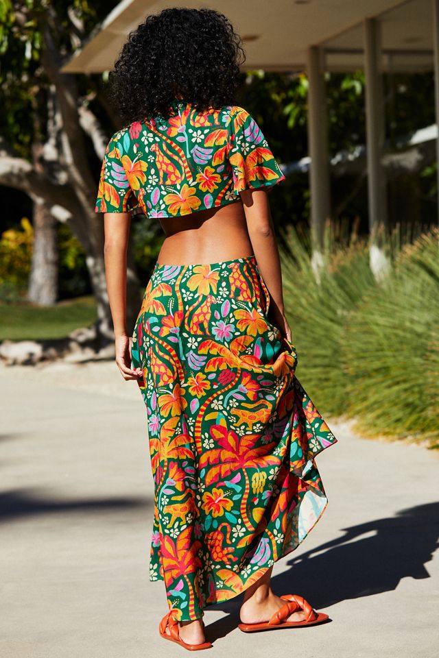 Farm Rio Cut-Out Cover-Up Maxi Dress #1