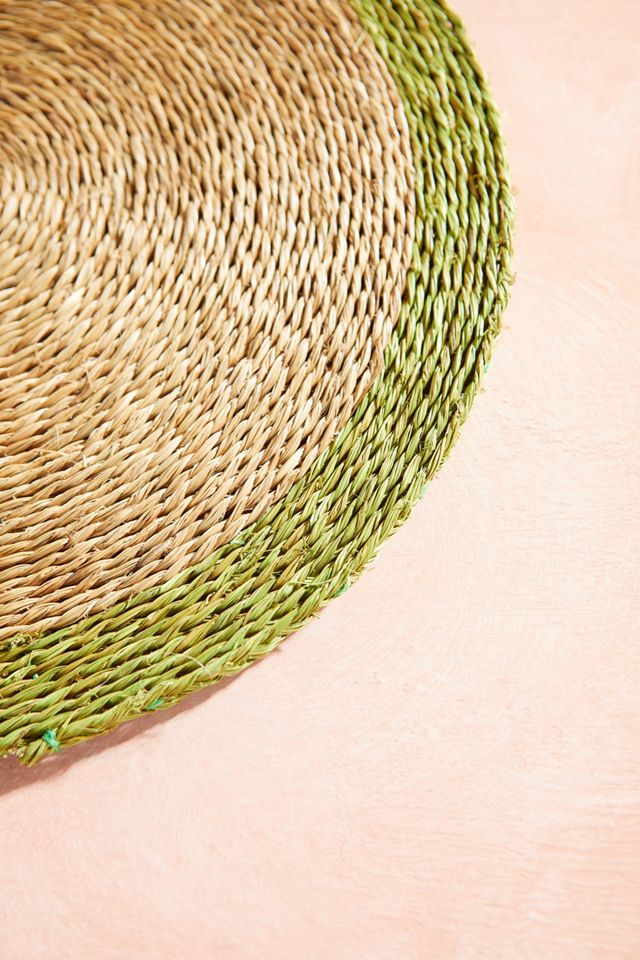 Woven Charger, Color Rim #1