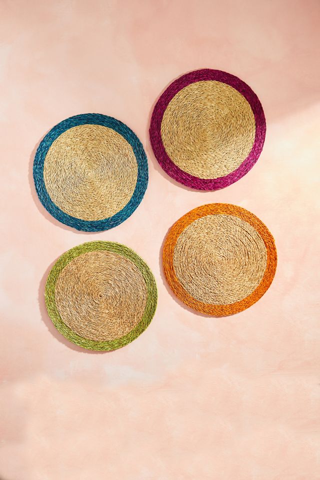 Woven Charger, Color Rim #2