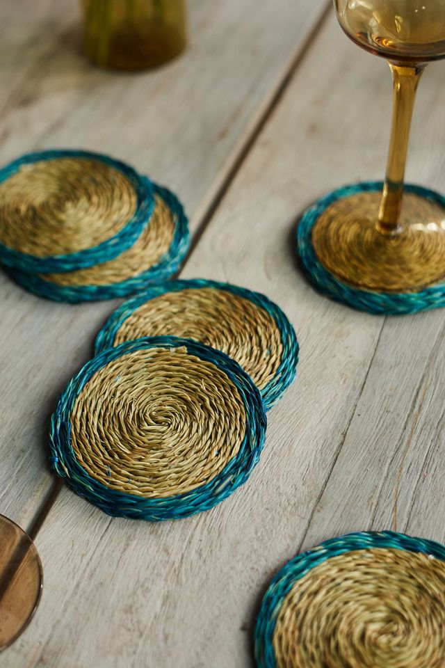 Woven Coasters, Set of 6 | Terrain