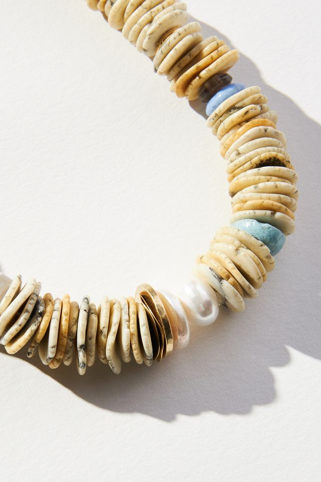 Beaded Shell Necklace #3