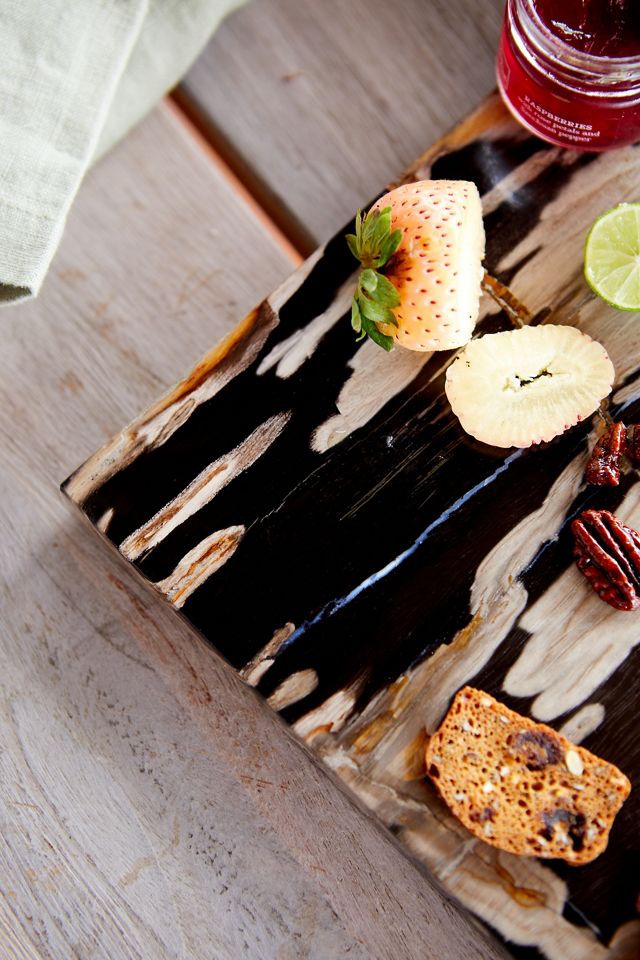 Petrified Wood Cheeseboard #3