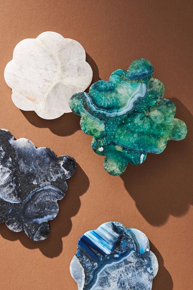 Scalloped Agate Coaster #3