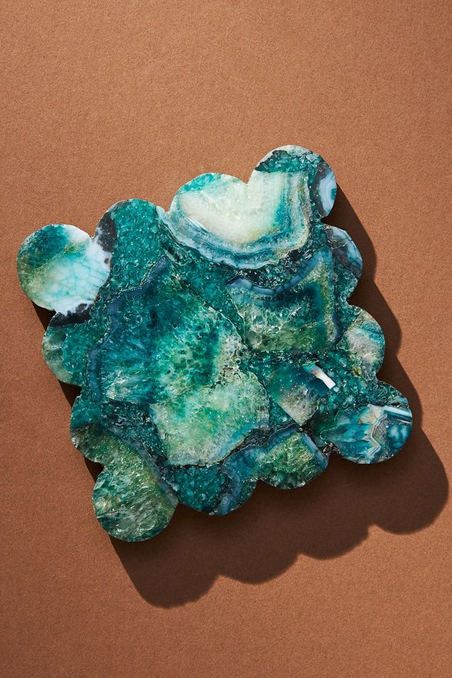 Scalloped Agate Coaster