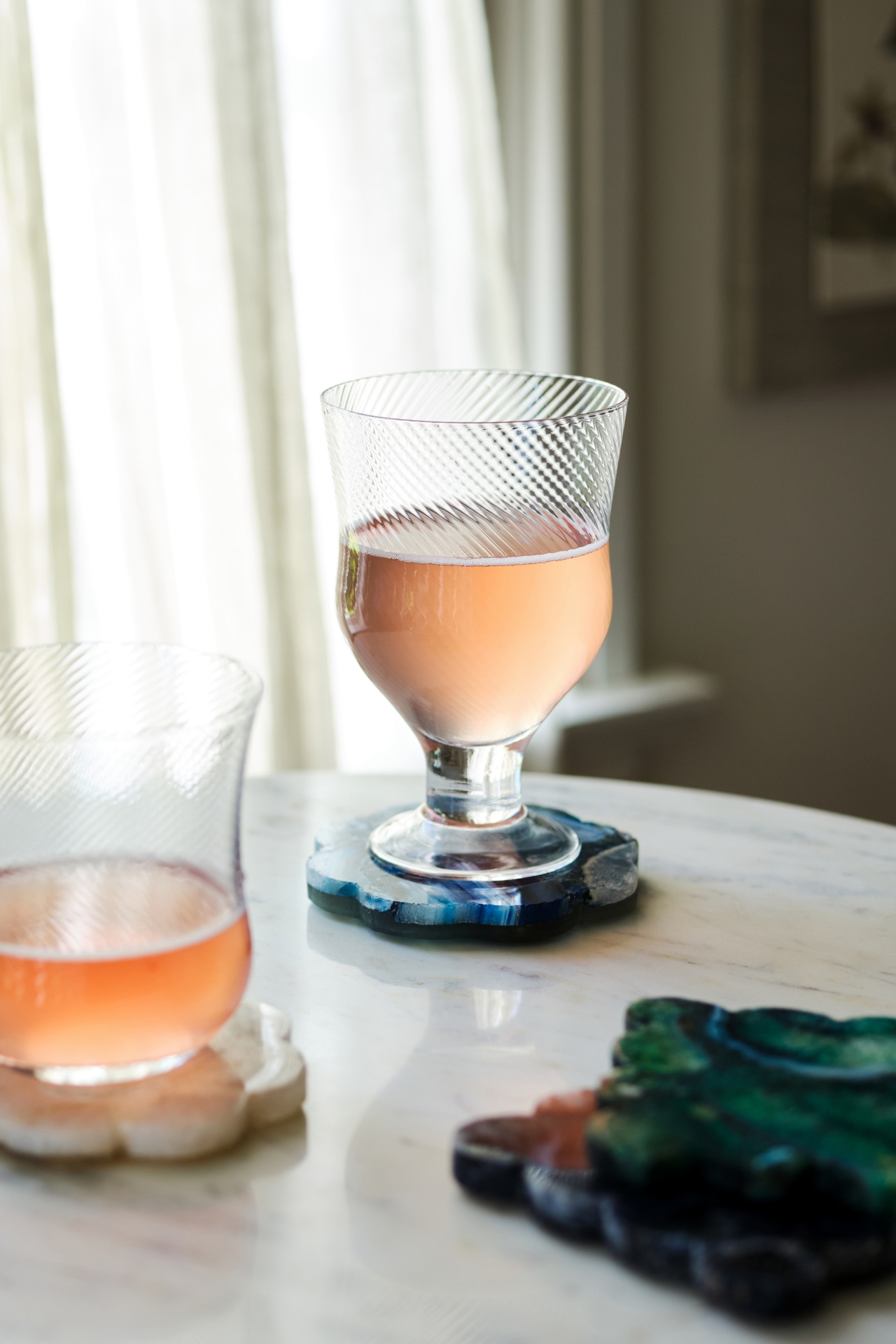 Scalloped Agate Coaster