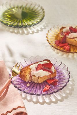 Glinda Glass Dessert Plate