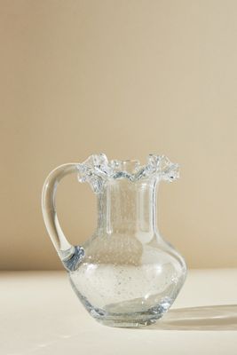 Glass Bubble Pitcher