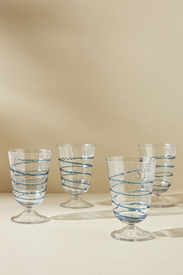 Camille Stemless Glasses, Set of 4 #1