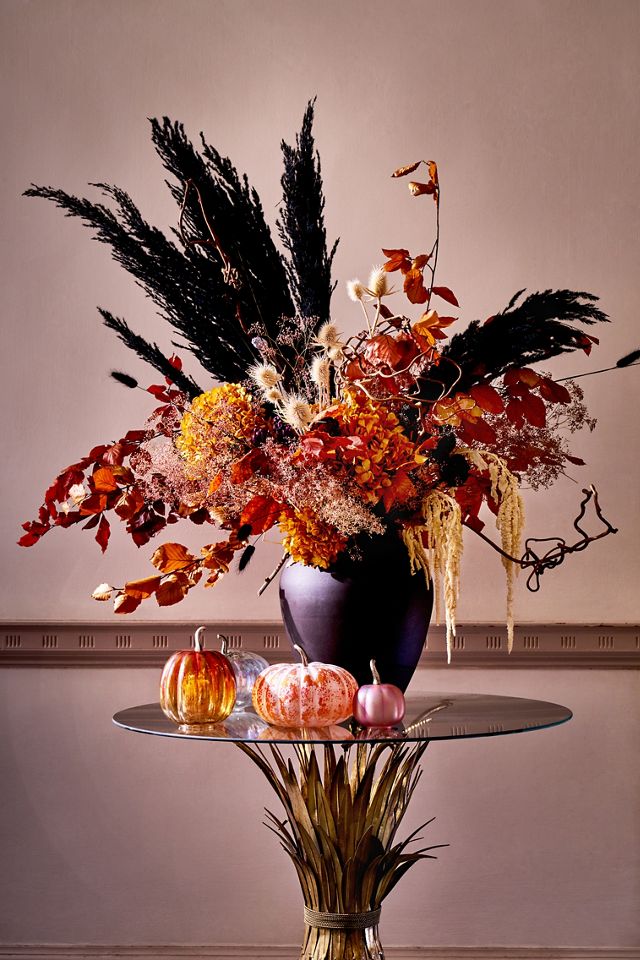 Preserved Pampas Grass, Black #2