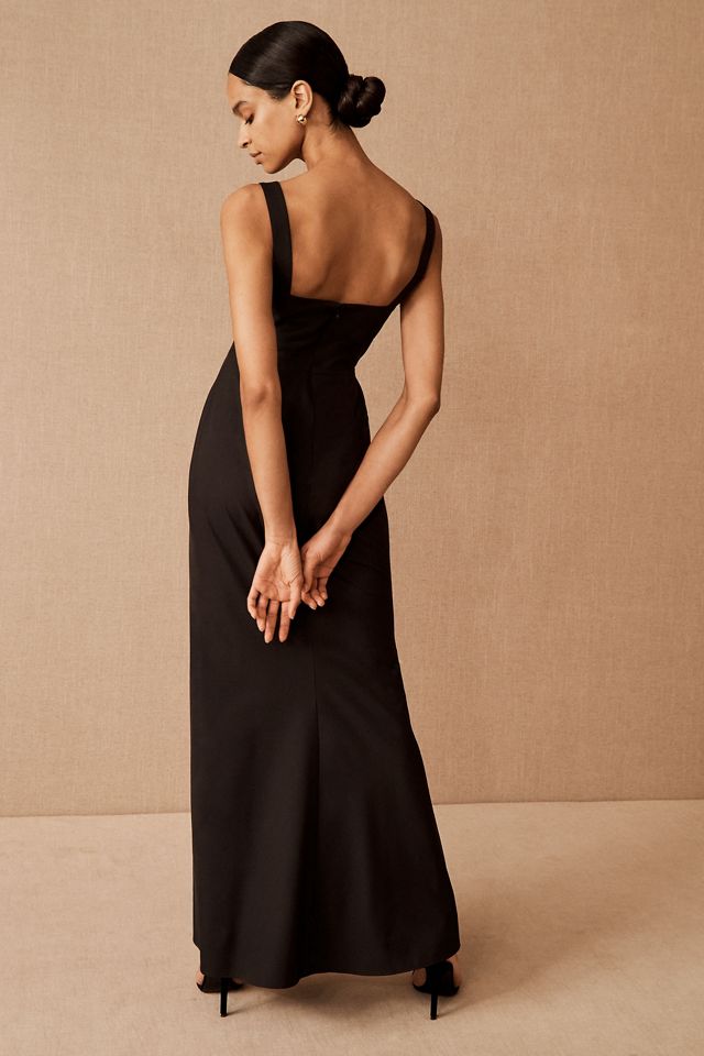 BHLDN Catarina Crepe Maxi Dress | Anthropologie