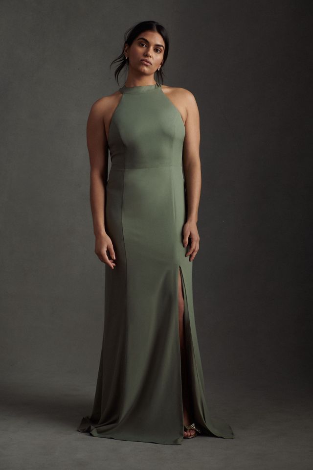 BHLDN Serephina Crepe Maxi Dress | Anthropologie