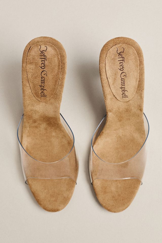 Jeffrey Campbell Clear Mule Heels #2