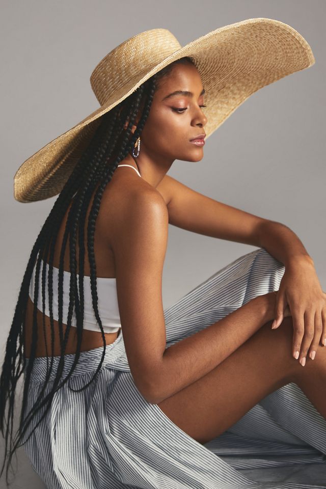 Oversized Floppy Straw Hat | Anthropologie