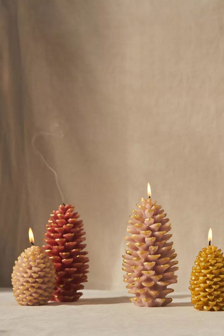 Anthropologie Pinecone Candle