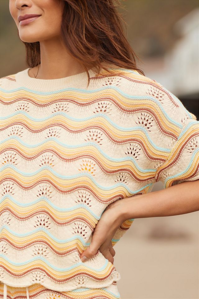 LSPACE Make Waves Knit Sweater #1
