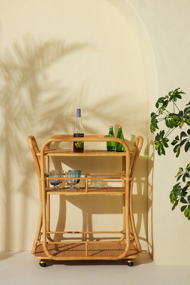 Rattan Bar Carts