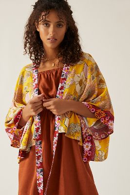 floral kimono shrug