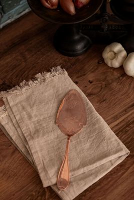Coppermill Kitchen Vintage Etched Cake Server