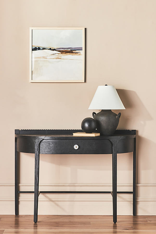 Anthropologie Aria Console Table In Black