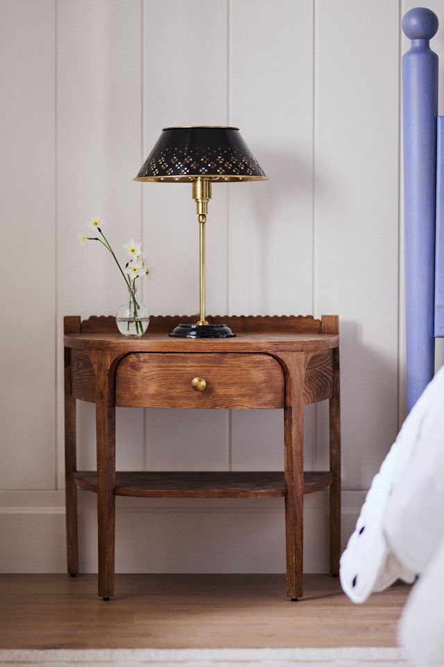 Aria Nightstand - Modern Oak Bedroom Furniture