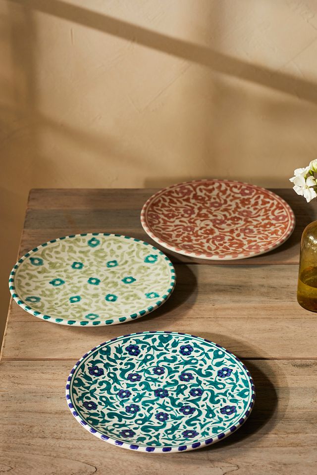 Flower + Vine Ceramic  Plate #2
