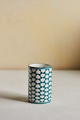 Geo Ceramic Utensil Holder
