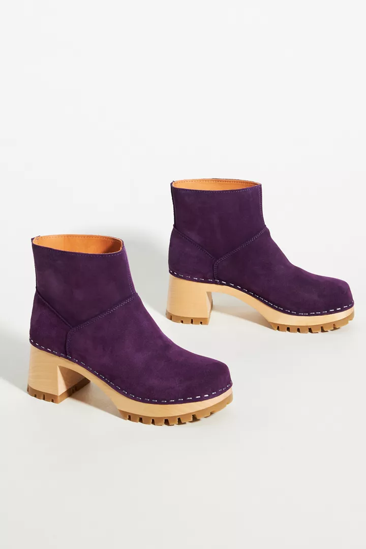 Swedish Hasbeens Viola Clog Boots