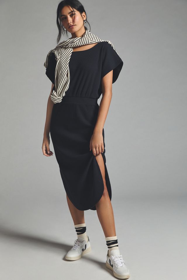 Daily Practice by Anthropologie Dolman-Sleeved Midi Dress | Anthropologie