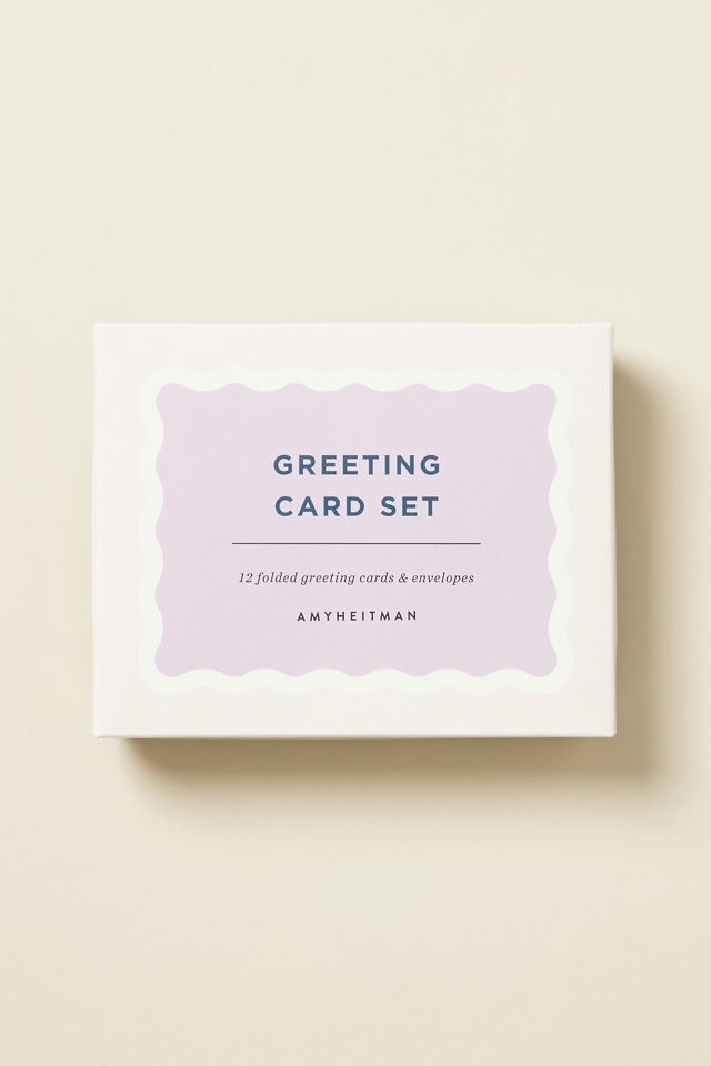 Amy Heitman Sentiments Greeting Card Set #1